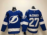 Tampa Bay Lightning 27 McDonagh Blue Adidas Stitched Jersey,baseball caps,new era cap wholesale,wholesale hats